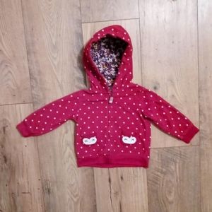 Carter's Polka Dot Owl Zip Jacket